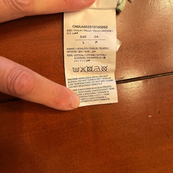 Men Off White designer shirts size Large - Picture 1 of 16